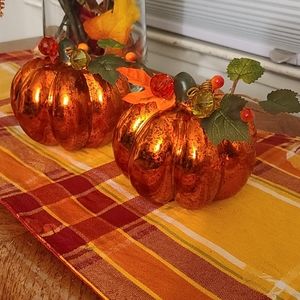 Fall light up pumpkins